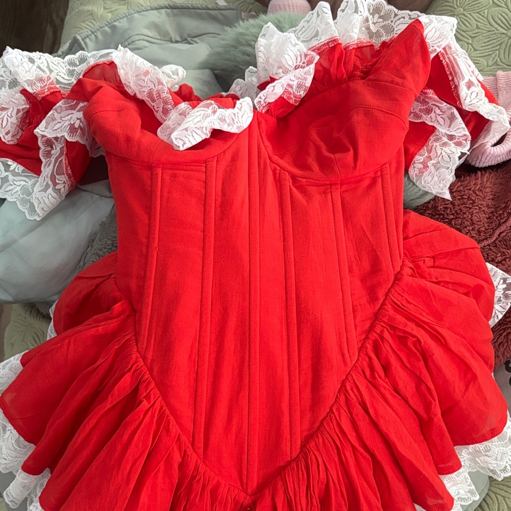 Selkie Cupid Top Red